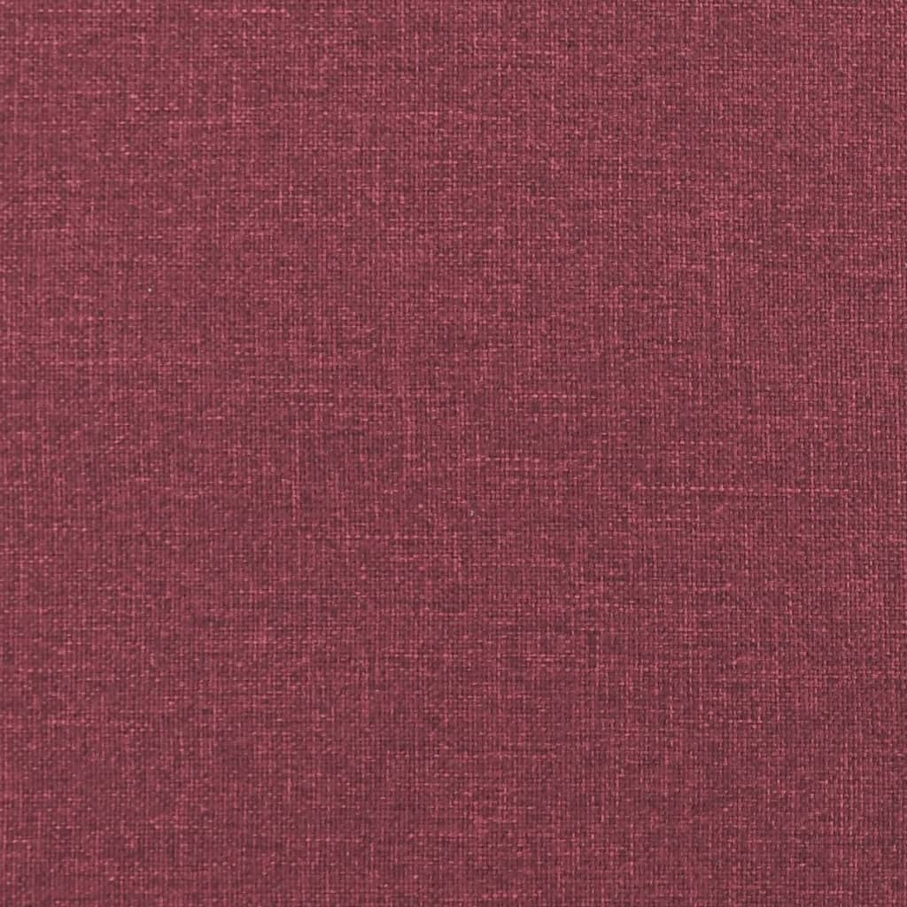 2-sitssoffa vinröd 140 cm tyg