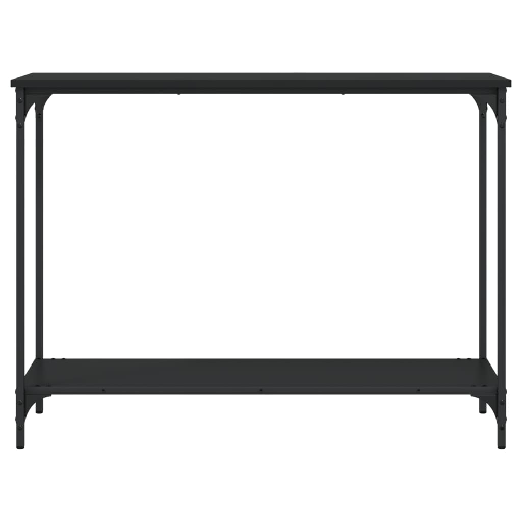 Avlastningsbord svart 101x30,5x75 cm konstruerat trä