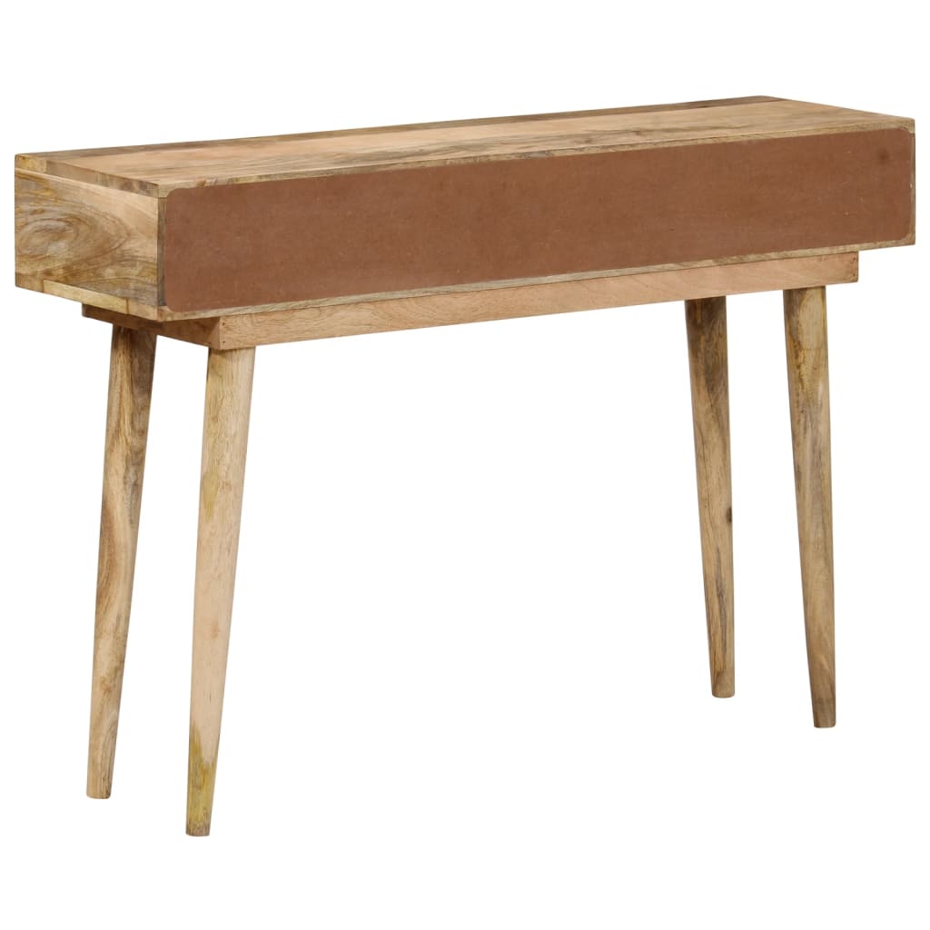 Konsolbord 110x30x75 cm massivt mangoträ