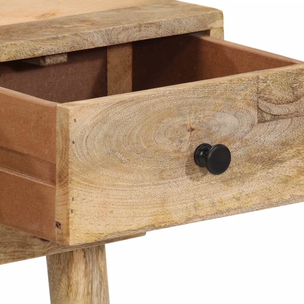 Konsolbord 110x30x75 cm massivt mangoträ