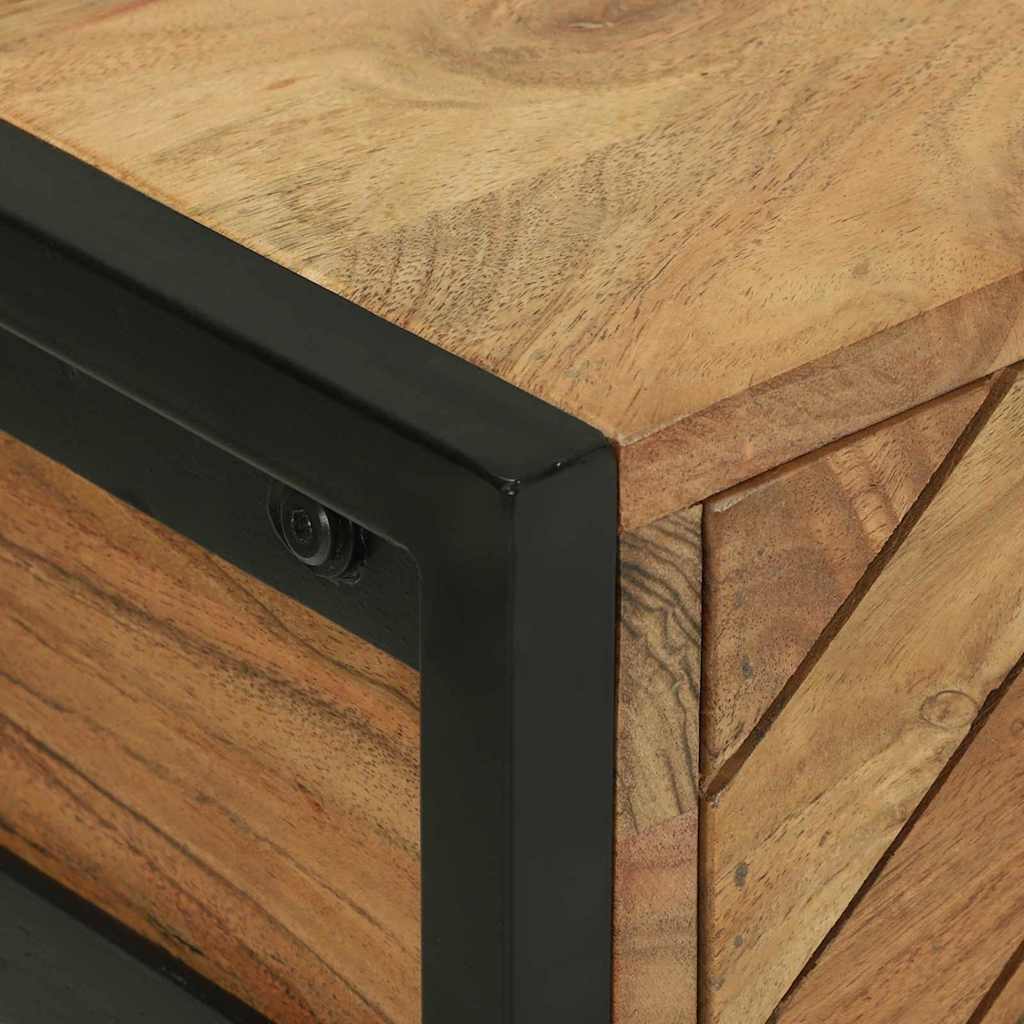 Konsolbord 90x35x75 cm Massivt trä Akacia
