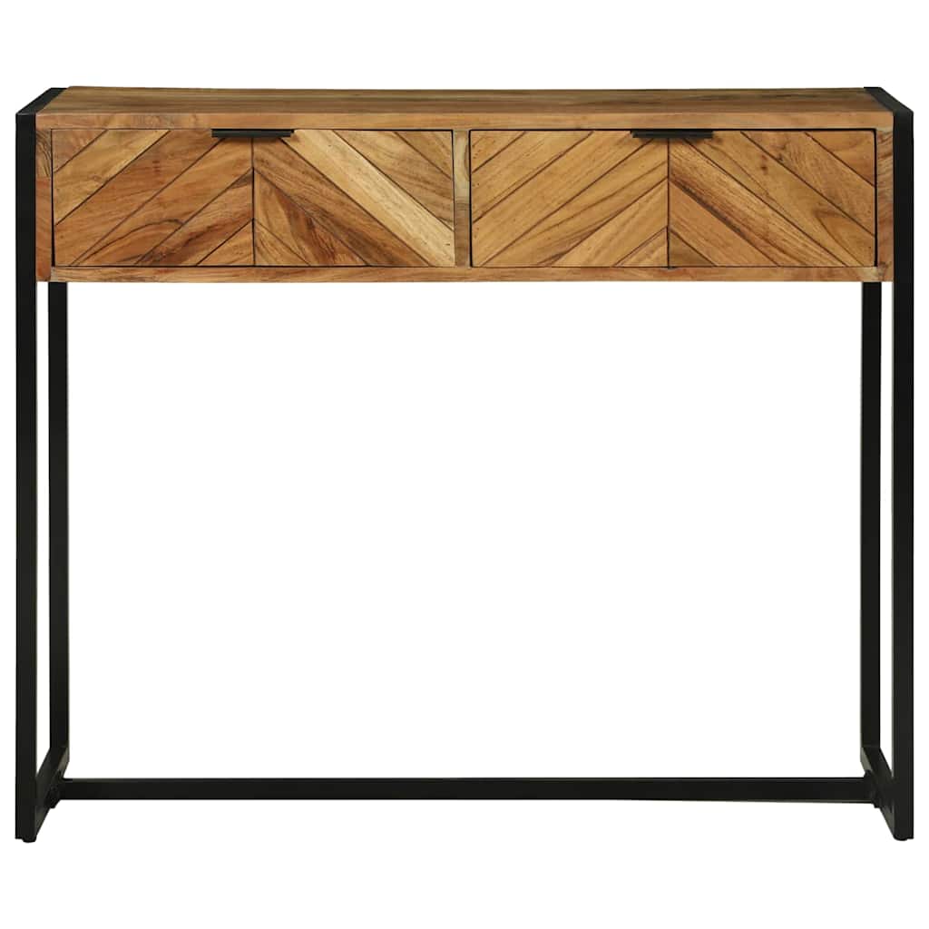 Konsolbord 90x35x75 cm Massivt trä Akacia