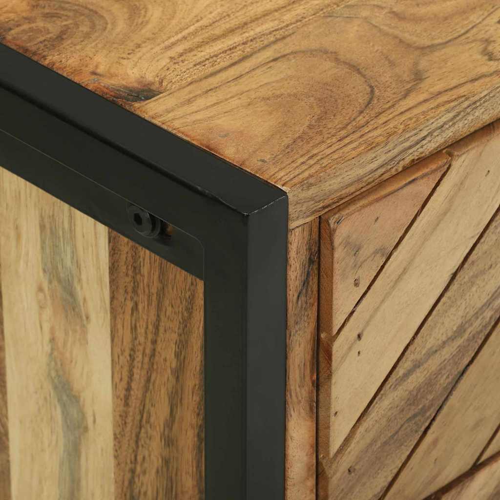 Konsolbord 90x35x80 cm Massivt Trä Akacia