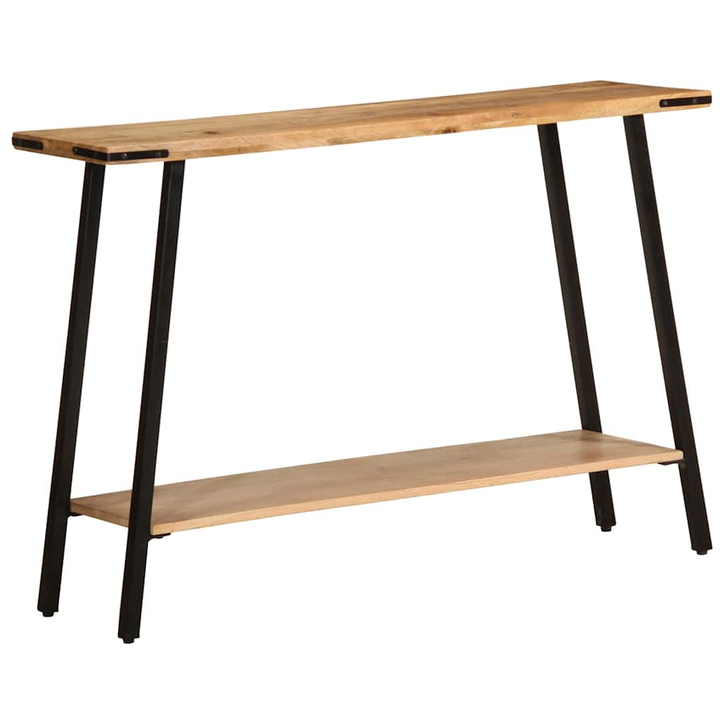 Konsolbord 110x30x75 cm massivt mangoträ