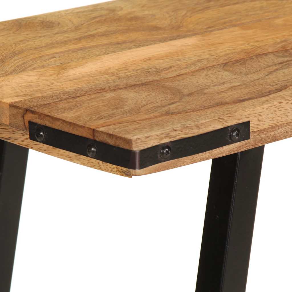 Konsolbord 110x30x75 cm massivt mangoträ