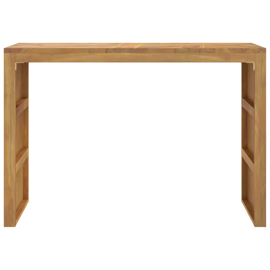 Avlastningsbord 110x35x75 cm massiv teak
