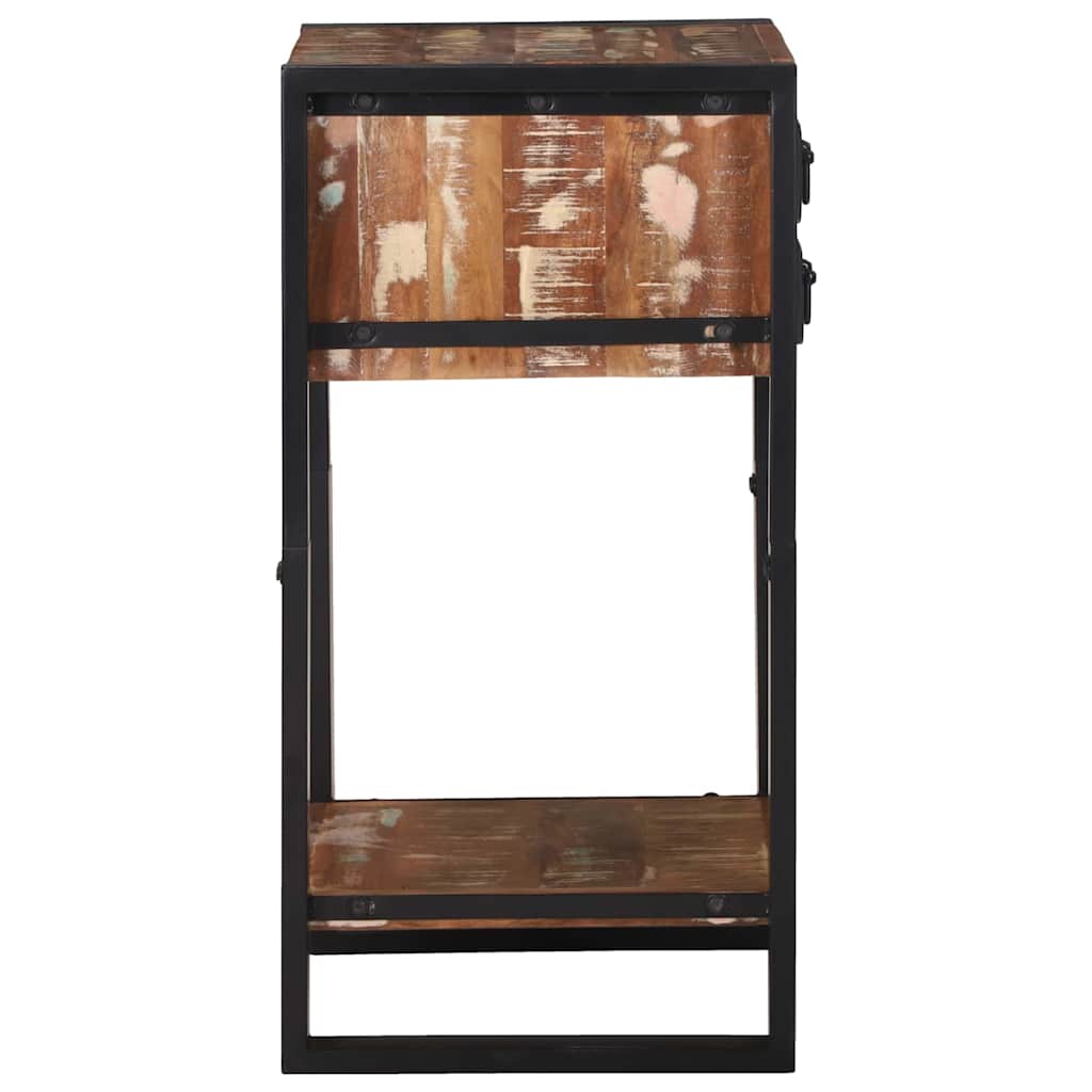 Telefonställ Multifärgat 40x40x80 cm Massivt Återvunnet Trä