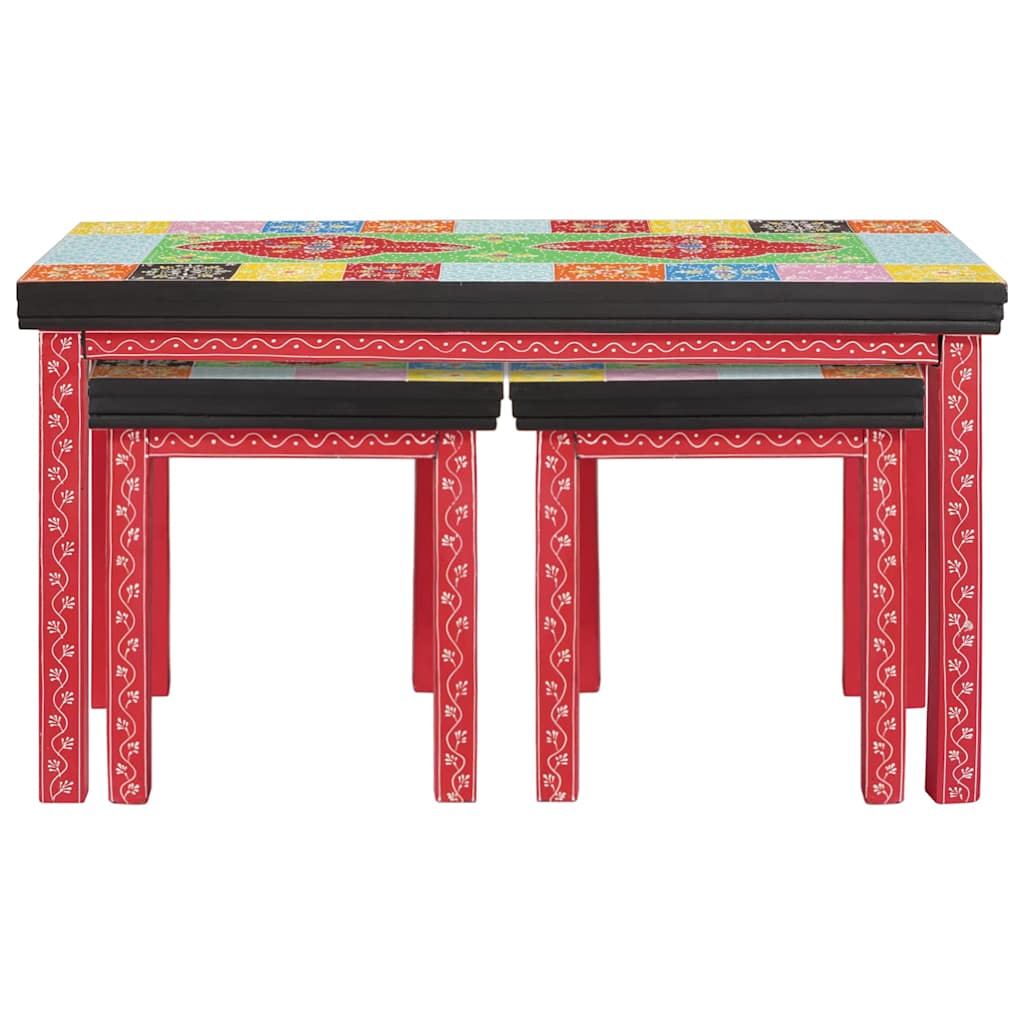 Nesting Tables 3 st Solid Wood Mango