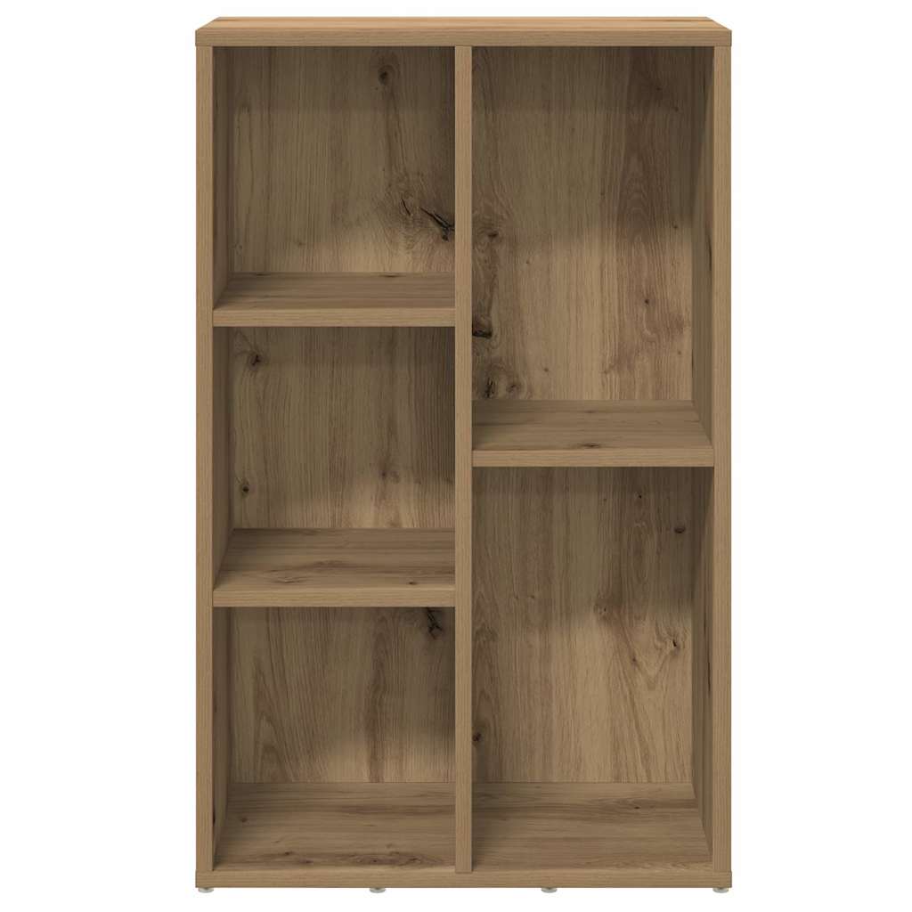 Bokhylla artisan ek 50x25x80 cm konstruerat trä