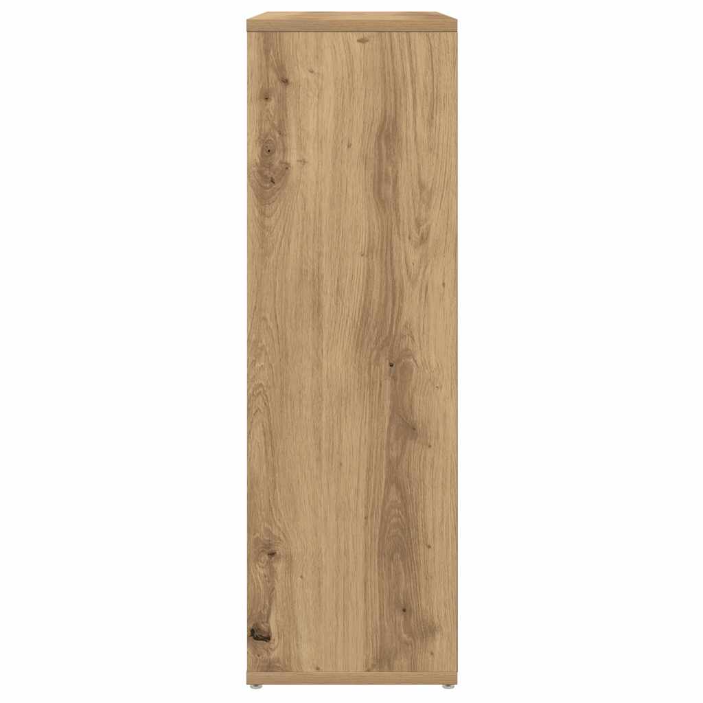 Bokhylla artisan ek 50x25x80 cm konstruerat trä