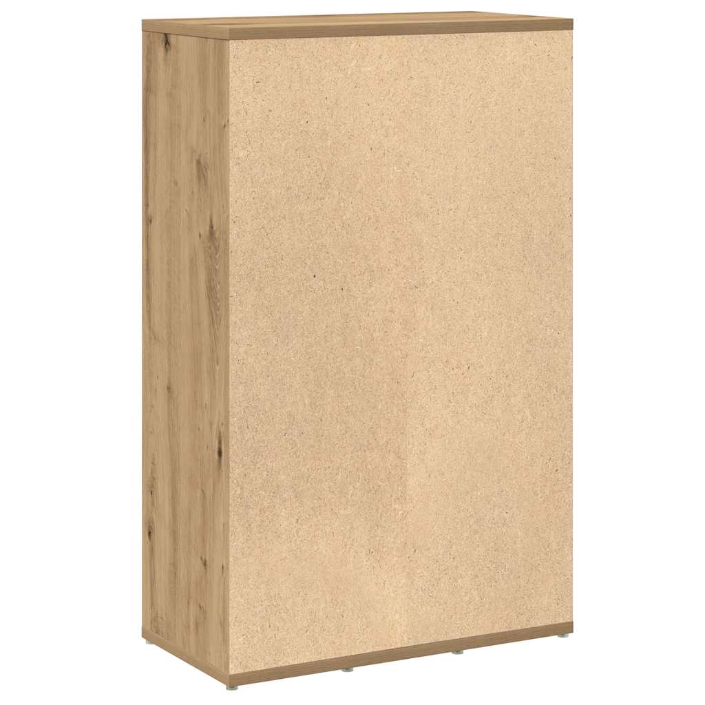 Bokhylla artisan ek 50x25x80 cm konstruerat trä