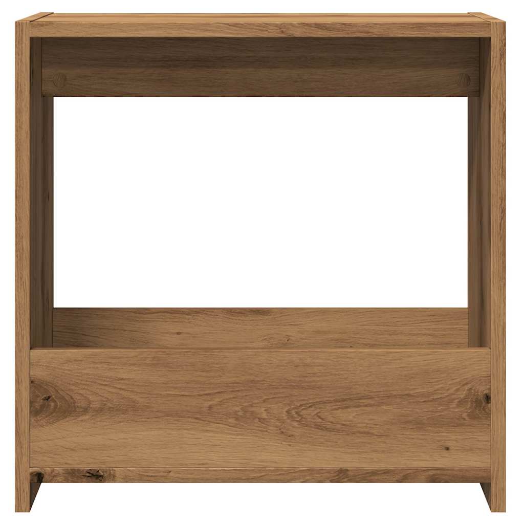 Sidobord artisan ek 50x26x50 cm konstruerat trä