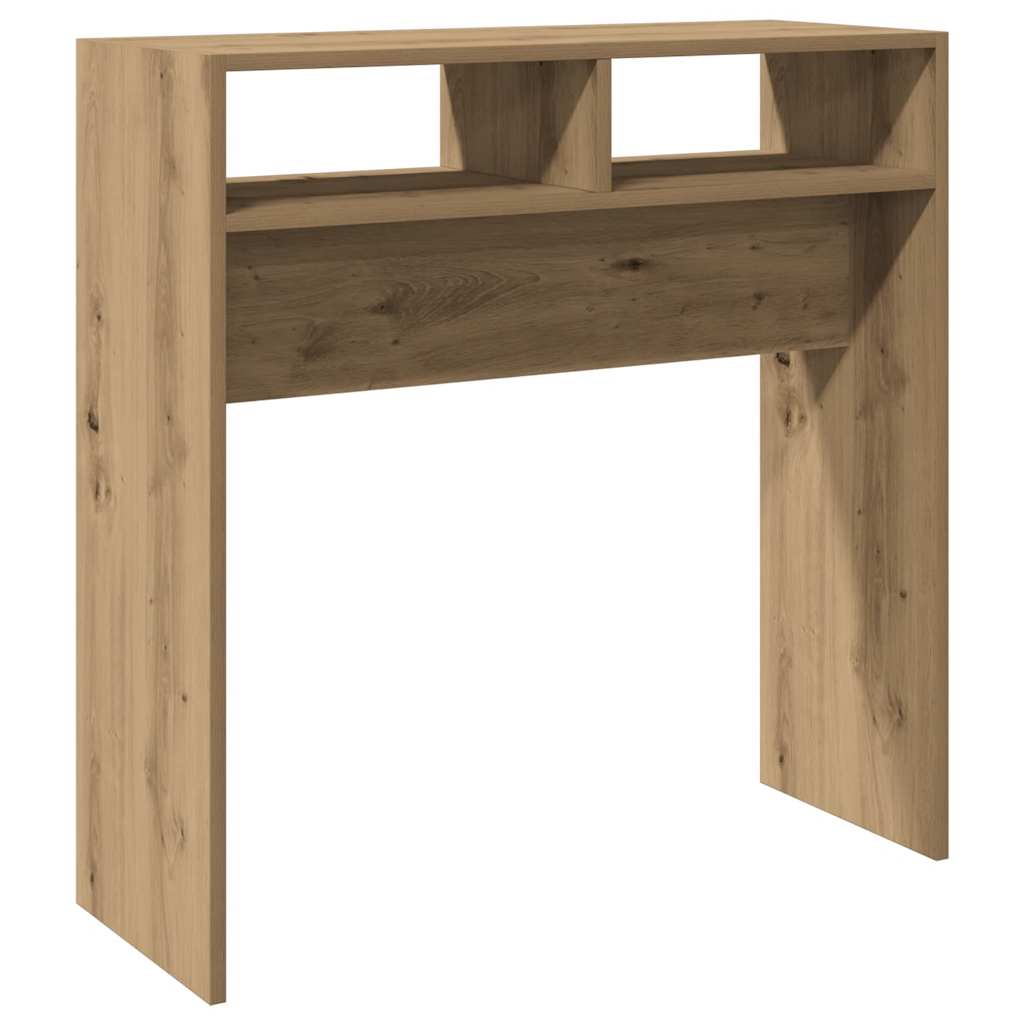 Konsolbord artisan ek 78x30x80 cm konstruerat trä