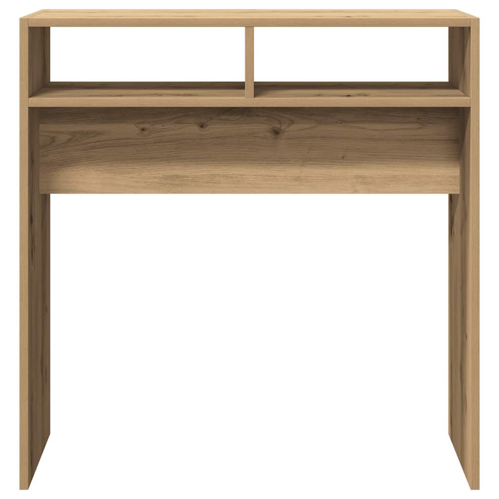 Konsolbord artisan ek 78x30x80 cm konstruerat trä