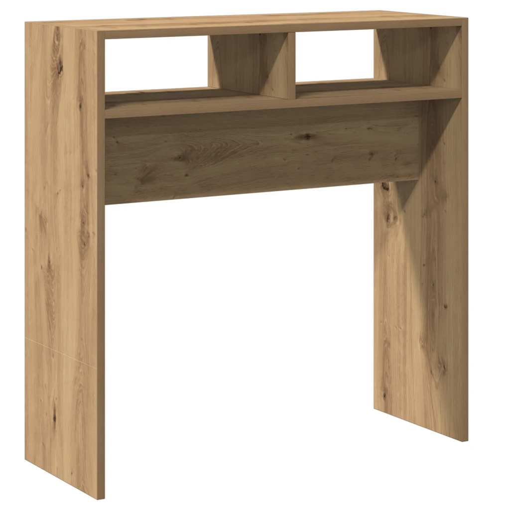 Konsolbord artisan ek 78x30x80 cm konstruerat trä