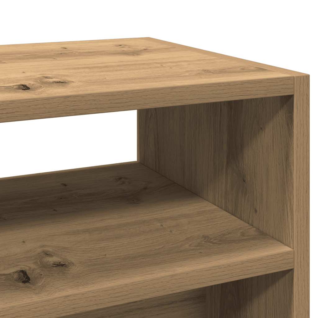 Konsolbord artisan ek 78x30x80 cm konstruerat trä