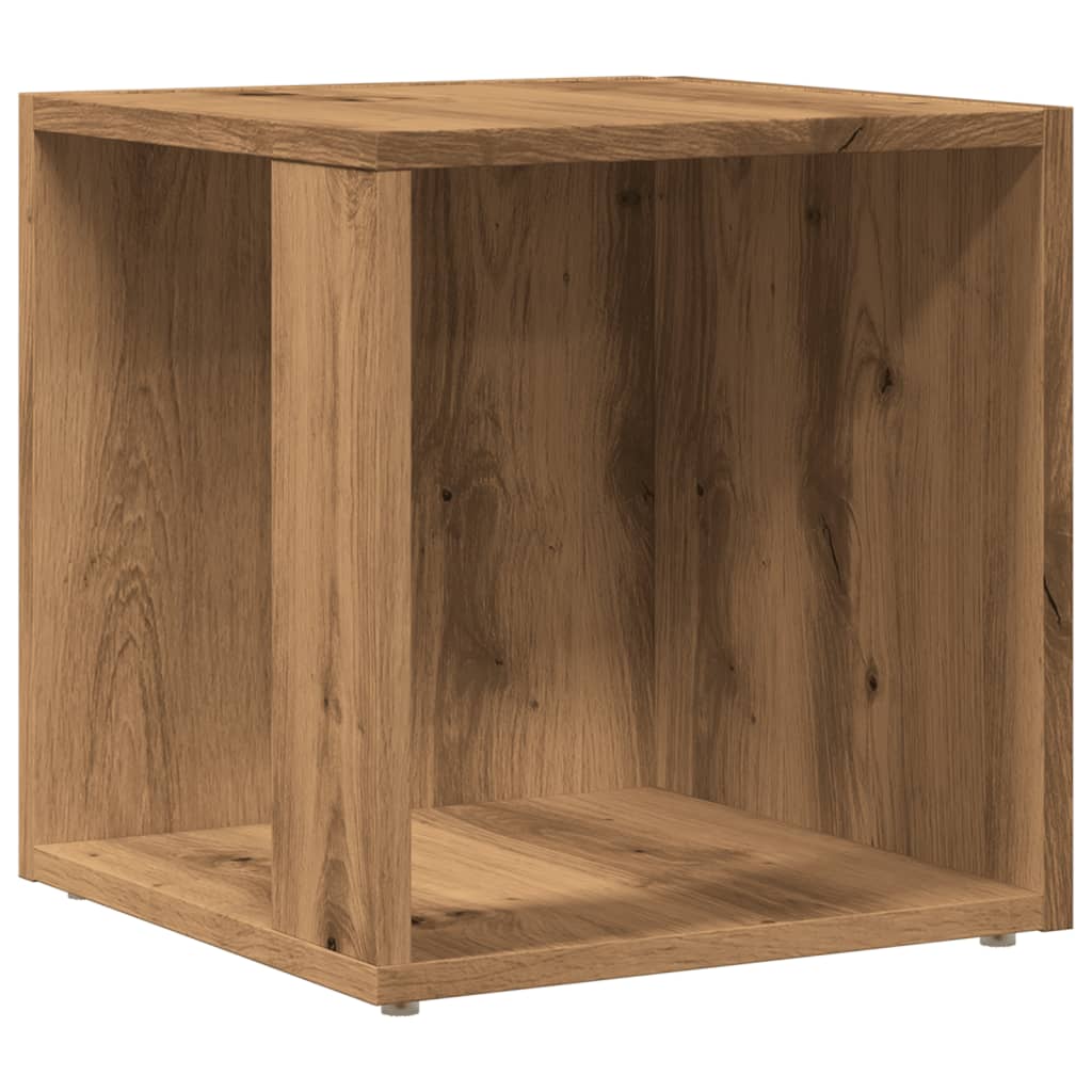 Sidobord artisan ek 33x33x34 cm konstruerat trä