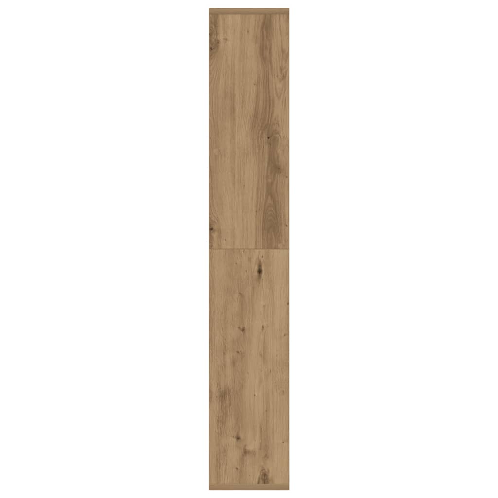 Bokhylla ek 72x20x120 cm konstruerat trä