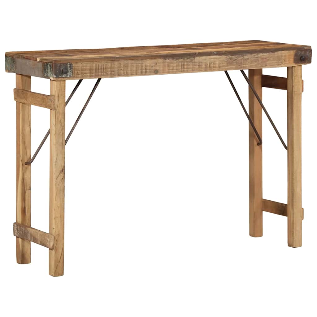 Konsol Bord 110x35x76 cm Massivt Återvunnet Trä