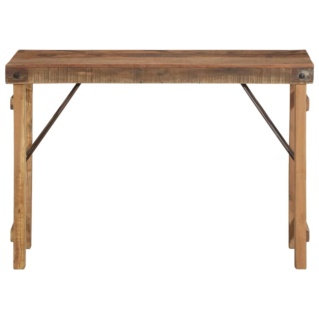 Konsol Bord 110x35x76 cm Massivt Återvunnet Trä