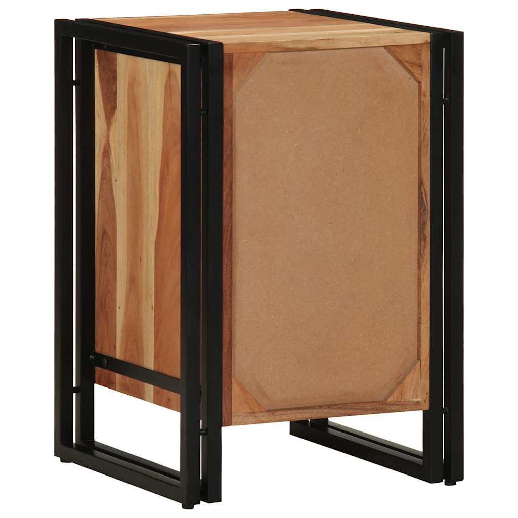 Sängbord 40x40x59 cm Massivt Akaciaträ
