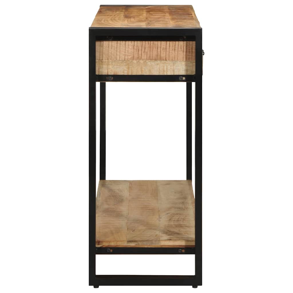 Konsolbord 120x33x75 cm Solid Grovt Mangoträ