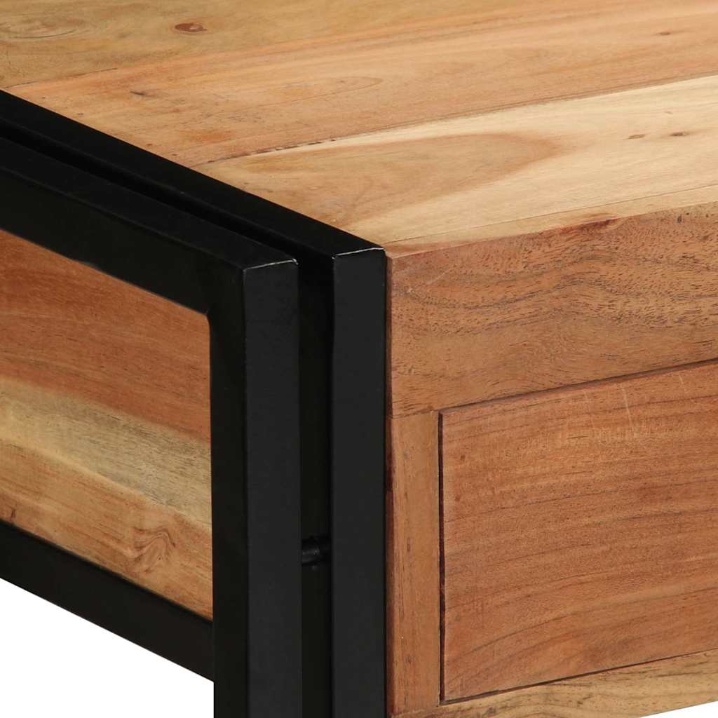 Konsolbord 120x33x75 cm Massivt Akaciaträ