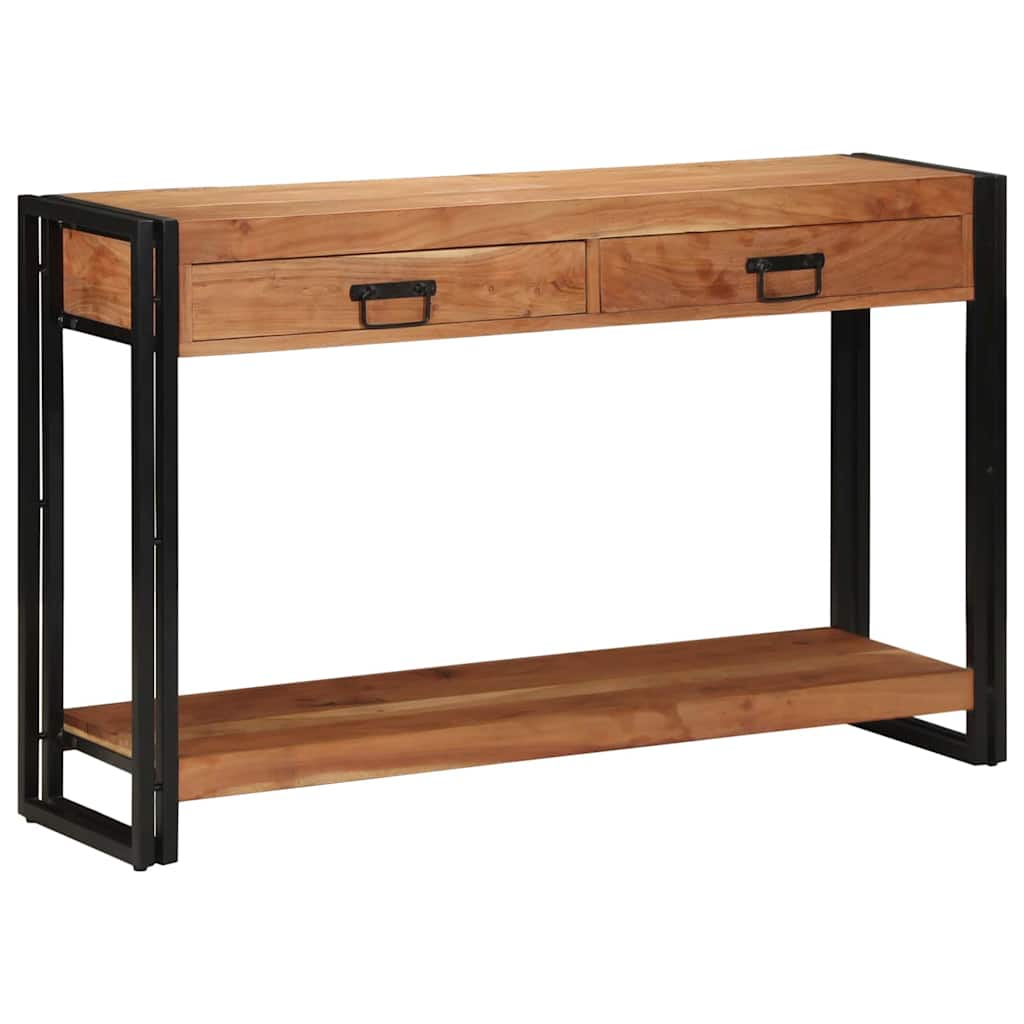 Konsolbord 120x33x75 cm Massivt Akaciaträ