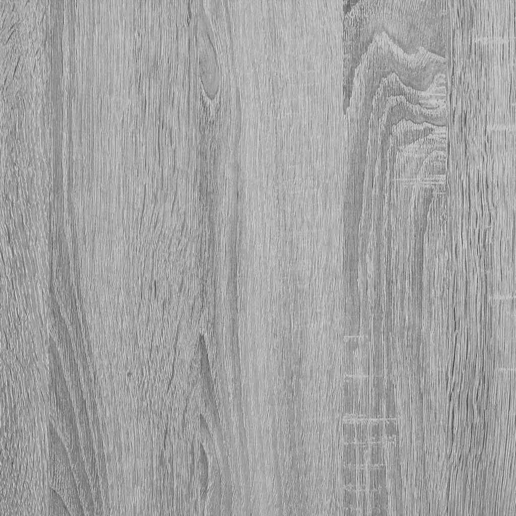 Vägghyllor 2 st grå sonoma 75x16,5x16,5 cm konstruerat trä