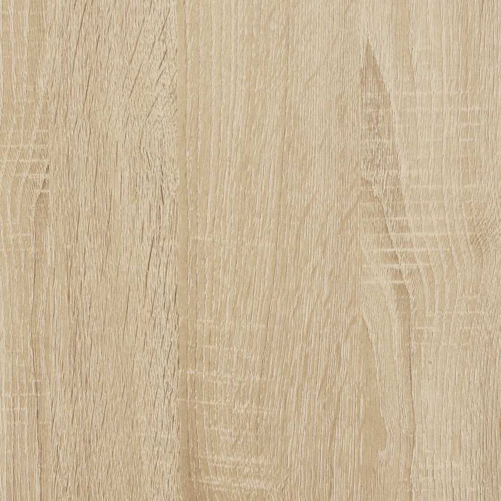 Bokhylla sonoma-ek 31x24x102 cm konstruerat trä