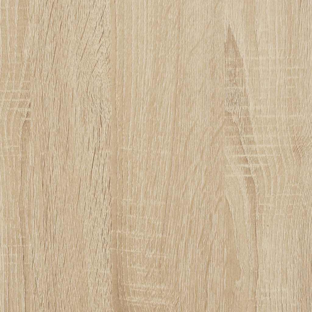 Bokhylla sonoma-ek 40x24x77 cm konstruerat trä