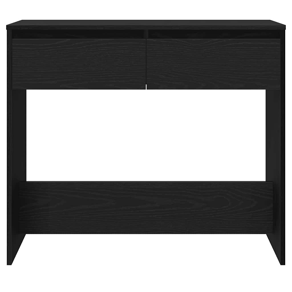 Avlastningsbord svart ek 89x41x76,5 cm konstruerat trä