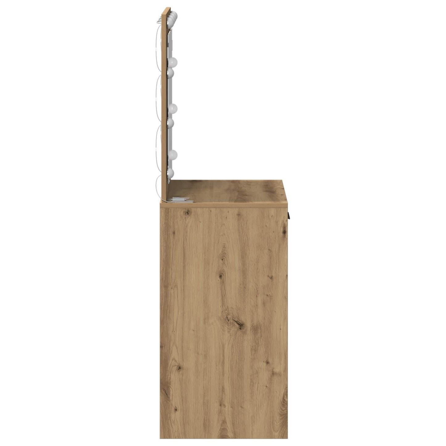 Sminkbord med LED-lampor Artisan Ek 50x41x135 cm