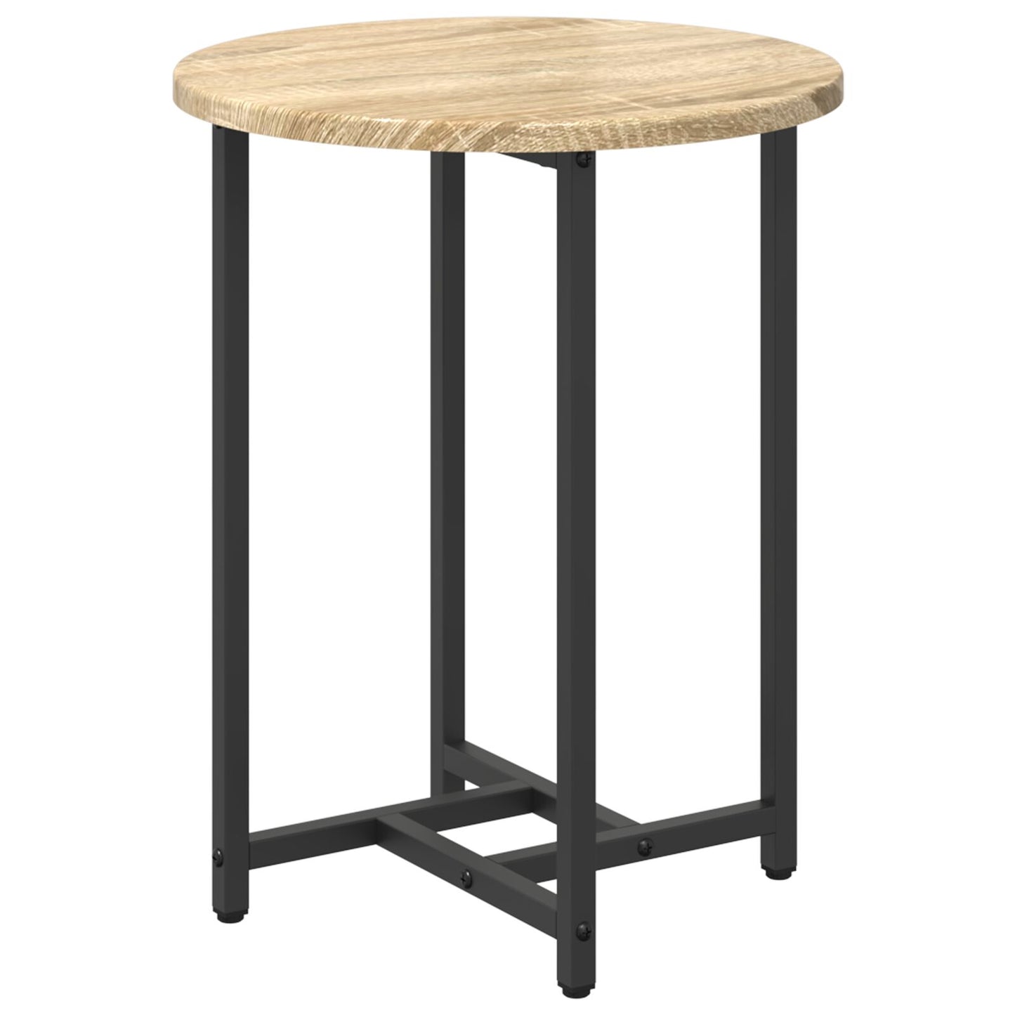 Sidobord 2 st Sonoma Ek av konstruerat trä och metall