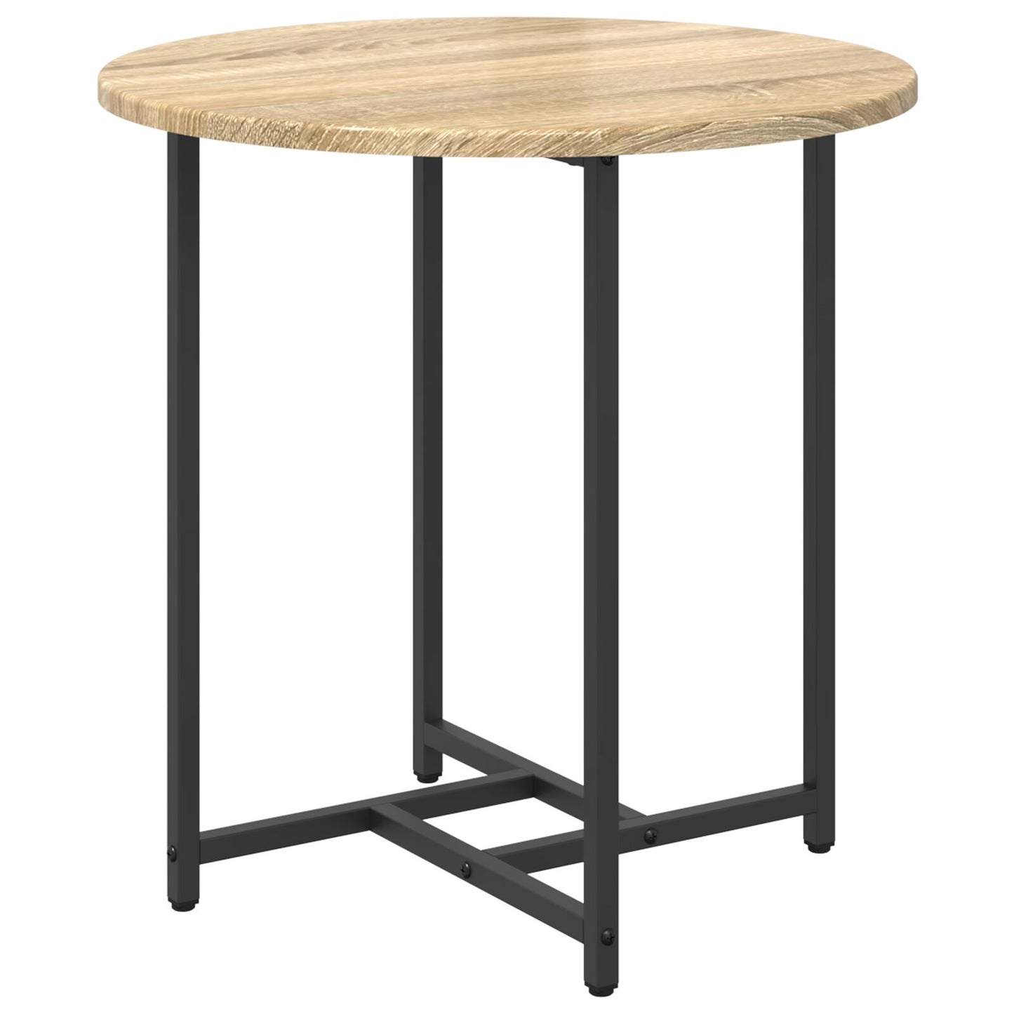 Sidobord 2 st Sonoma Ek av konstruerat trä och metall