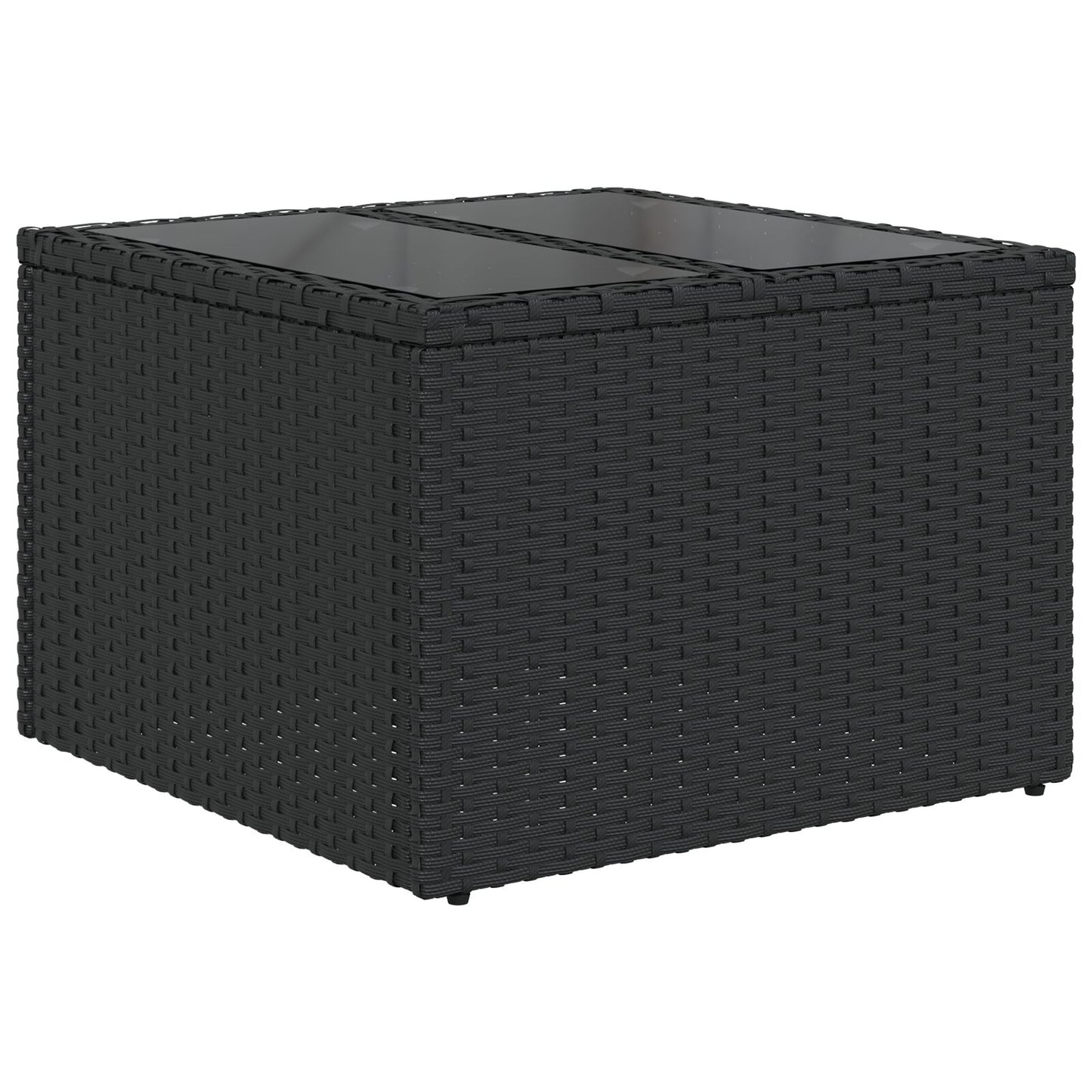 10-delars Trädgårdsoffset med kuddar Beige Poly-rattan