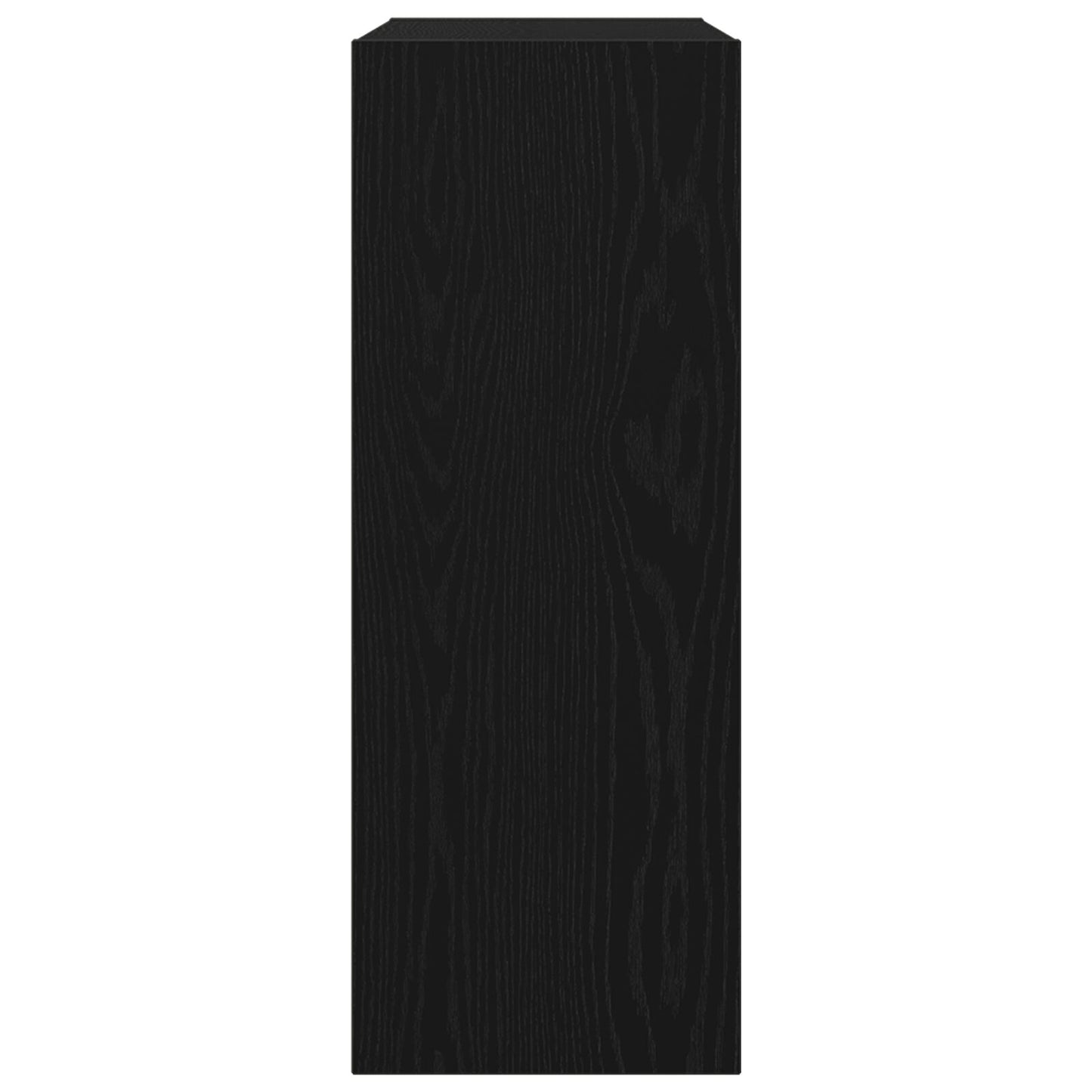 Svart Ek Konsolbord - 78x30x80 cm - Tillverkat av konstruerat trä