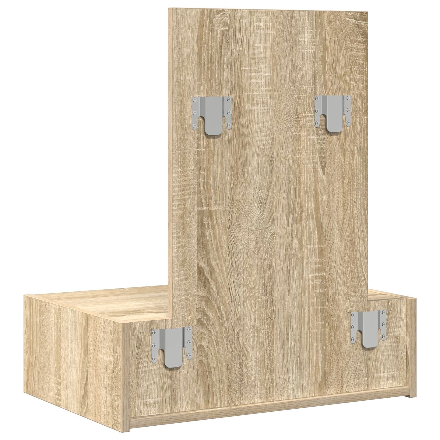 Väggmonterat Sminkbord Sonoma Ek 60x40x70 cm