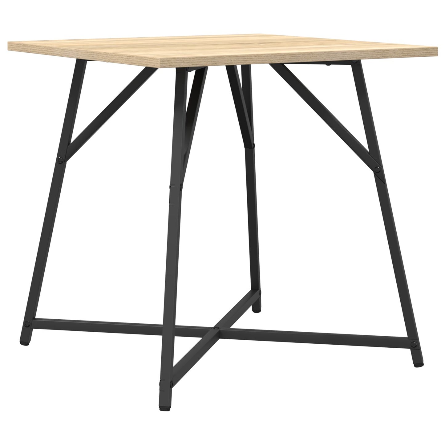 Sidobord 2 st Sonoma Ek Fuskträ och Metall