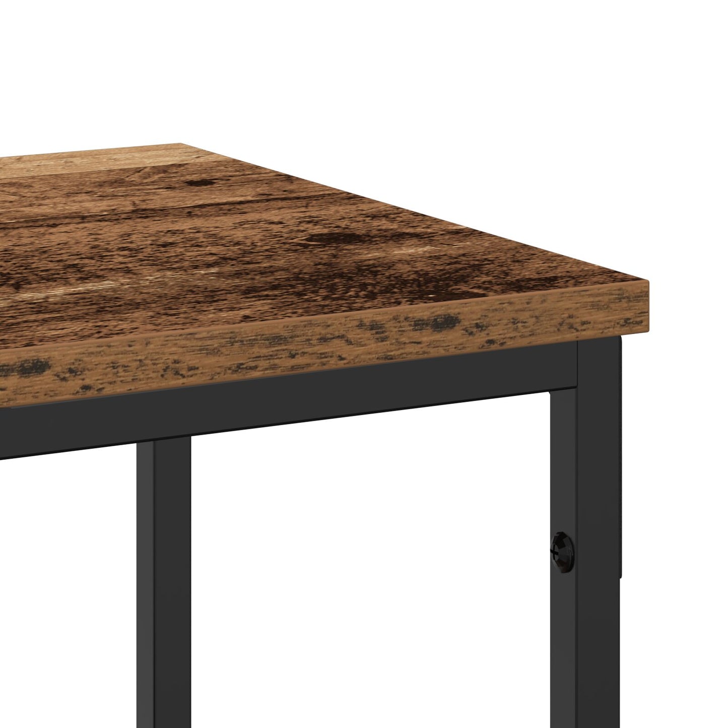 Konsolbord Gamla Trä 200x30x75 cm Ingenjörsträ och Stål