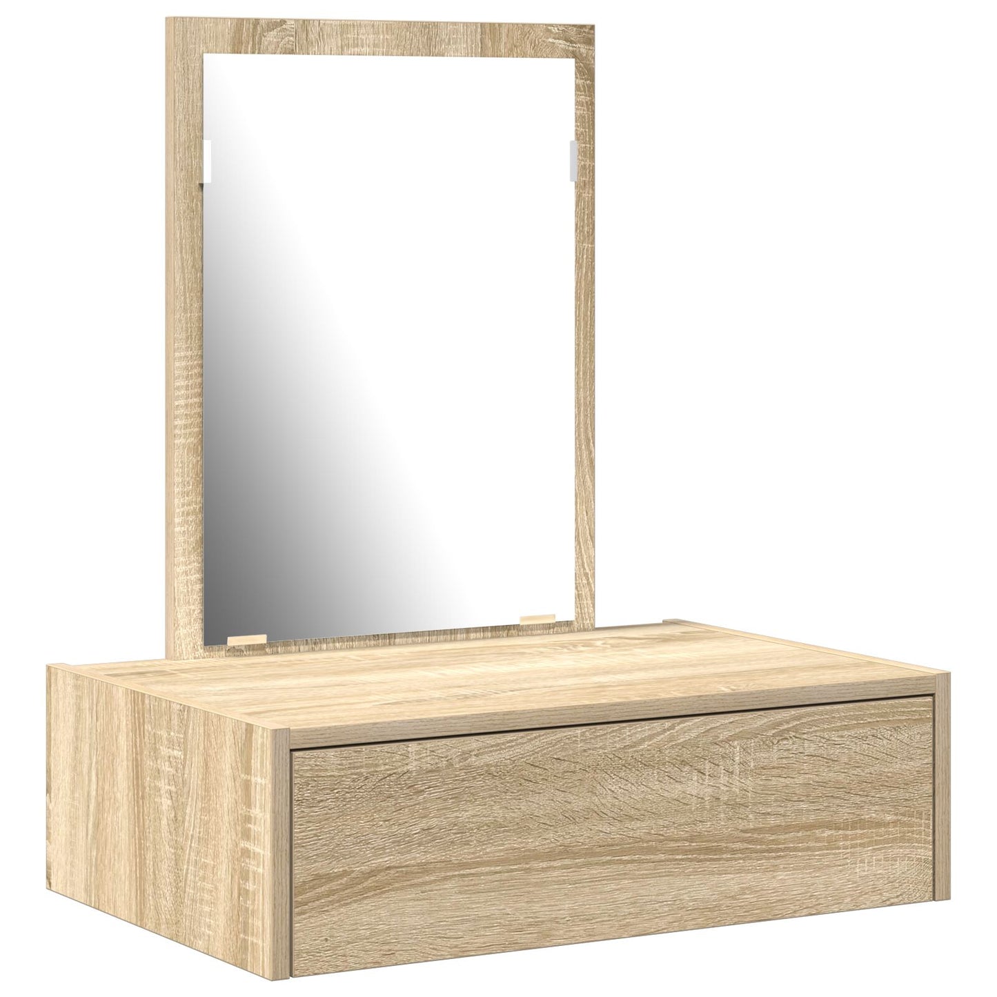 Väggmonterat Sminkbord Sonoma Ek 60x40x70 cm