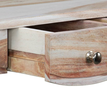 Skänk med 3 lådor massivt sheeshamträ 110x40x76 cm