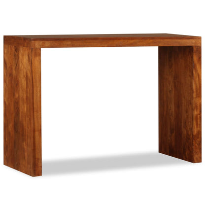Konsolbord massivt trä med honungsfinish 110x40x76 cm