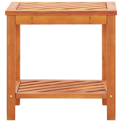 Sidobord massivt akaciaträ 45x33x45 cm