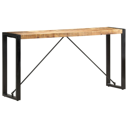 Konsolbord 150x35x76 cm massivt mangoträ