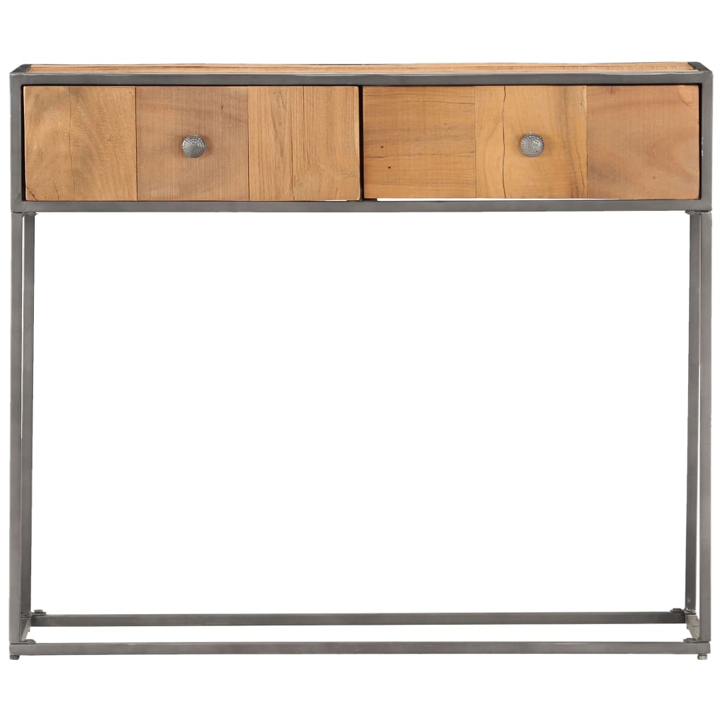 Avlastningsbord 90x30x75 cm massivt återvunnet trä