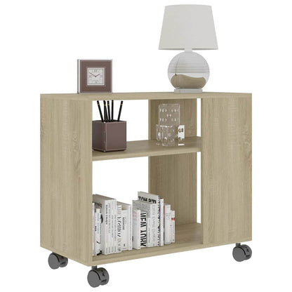 Sidobord sonoma-ek 70x35x55 cm konstruerat trä