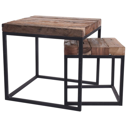 Sidobord 2 st teak