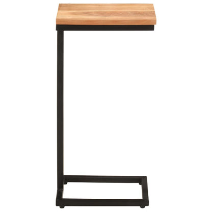 Sidobord 2 st 31,5x24,5x64,5 massivt akaciaträ