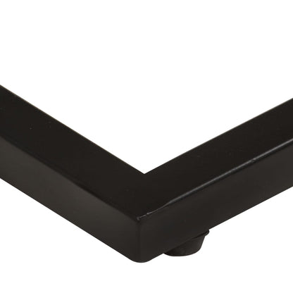Sidobord 2 st 31,5x24,5x64,5 massivt akaciaträ